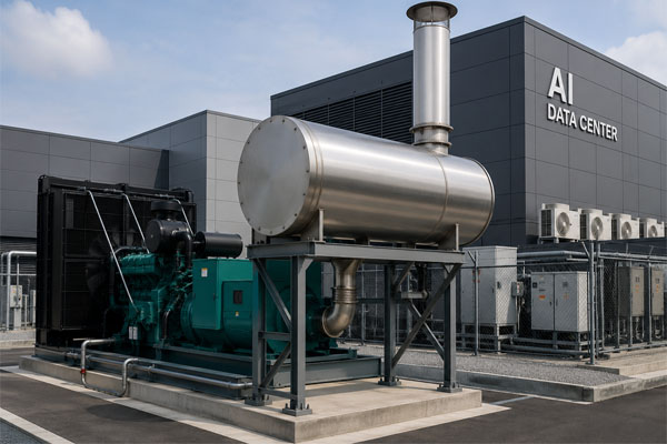 AI data center DG silencers, Adani data center DG exhaust silencers, Reliance data center DG exhaust silencers AI data center DG silencers, Adani data center DG exhaust silencers, Reliance data center DG exhaust silencers